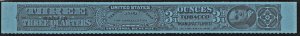 TG 1070a Series 124 3¾ Ounce Tobacco Strip Taxpaid Revenue Stamp (1954) NGAI/NH