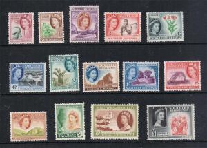 Southern Rhodesia 1953 Sc 81-94 set of 14 MH