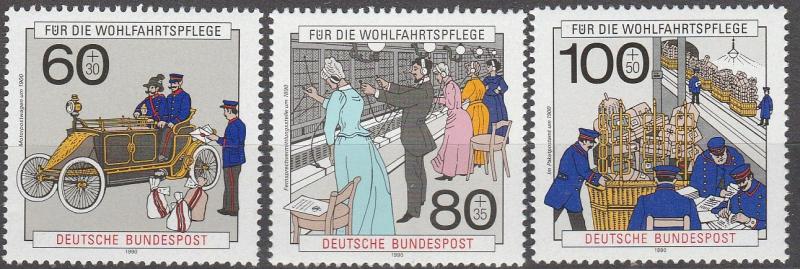 Germany #B694-6 MNH CV $4.30 (A1379)