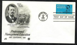 1920 Professional Management unaddressed ArtCraft FDC