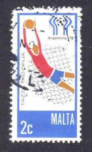 MALTA SCOTT #549 USED 2c 1978