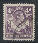 Northern Rhodesia  SG 36  SC# 36 Used  see detail and scan