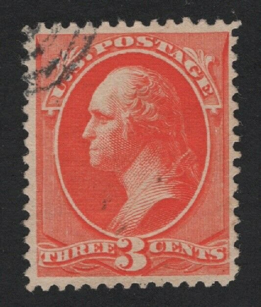 United States USED Scott Number 214  VF -  BARNEYS