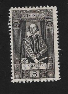 SC# 1250 - (5c) - Shakespeare, used single