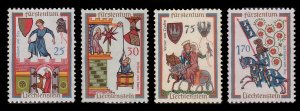 Liechtenstein 381 - 384 MNH