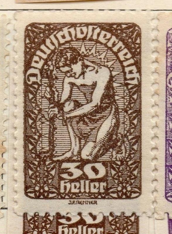 Austria 1919 Early Issue Fine Mint Hinged 30h. 181044