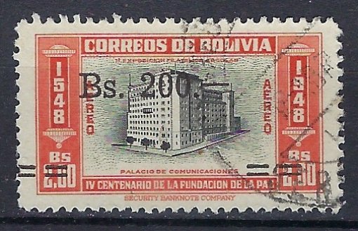 Bolivia C188 Used 1957 issue (mm1577)