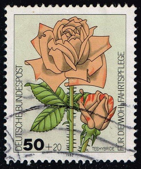 Germany #B600 Tea-Rose Hybrid; Used (0.45)