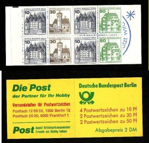 Germany-Sc#9N391b- id8-unused NH booklet-Castles-1976-