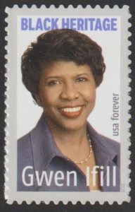 SC# 5432 - (55c) - Black Heritage: Gwen Ifill, journalist, MNH Single