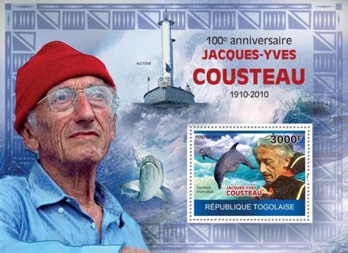 TOGO 2010 SHEET JACQUES COUSTEAU MARINE LIFE tg10212b