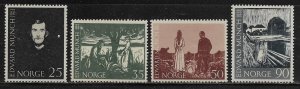 Norway Scott #'s 446 - 449 MNH