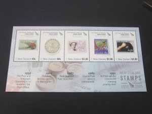 New Zealand 2005 Sc 2021a Stamp Anniversary III MS MNH