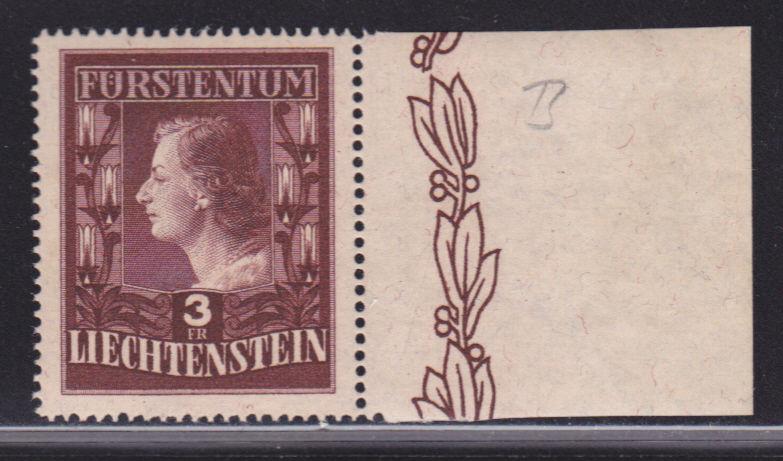 Liechtenstein 260a XF-MNH nice color scv $ 90 ! see pic !