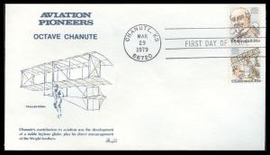 #C93-94 Octave Chanute Bazaar FDC