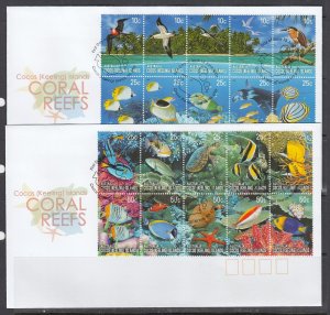 Cocos (Keeling) Is. Scott 344 FDC - Coral Reefs