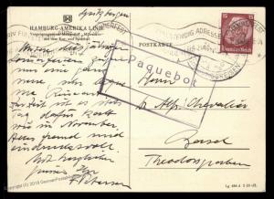 Germany 1930 HAL Seepost Hammerfest Norway Paqueboot Packet Boat Cover 88220