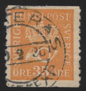 Sweden 145 Crown and Post Horn 1922