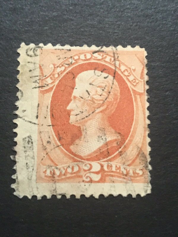 US Scott# 183, 2 cent Jackson, used