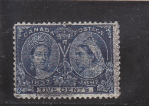 Canada  Scott#  54  Used
