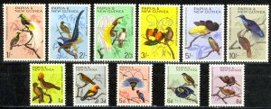 Papua New Guinea Sc# 188-198 MH 1964-1965 Birds