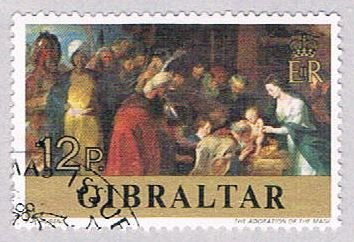 Gibraltar Painting 12p - pickastamp (AP103406)