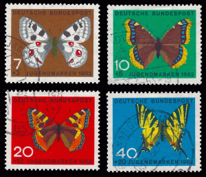 Germany FRG 1962 Sc B380-83 uvf