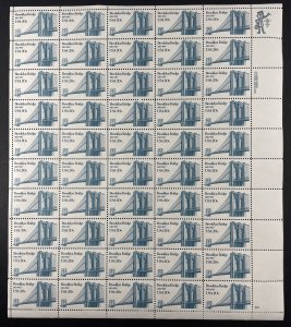 2041 BROOKLYN BRIDGE Sheet of 50 US 20¢ Stamps 1983 MNH