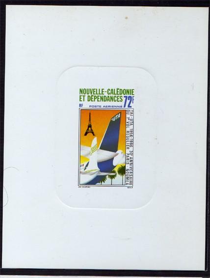 France New Caledonia 1986 SC#C207 Flight Paris Deluxe 