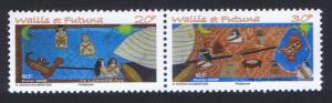 Wallis and Futuna Fairy Tales from Lomipeau 2v in pair SG#919-920