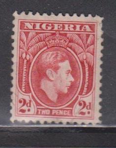 NIGERIA Scott # 66 Used - KGVI Definitive