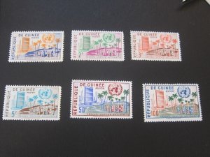 Guinea 1959 Sc 190-3,C22-3 set MH