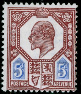 SG294 SPEC M30(3), 5d deep dull reddish purple & bright blue, LH MINT. Cat £30.