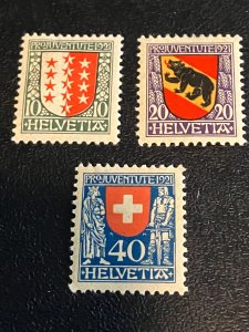 Switzerland Scott B18-20 Mint