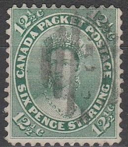 Canada #18 F-VF Used CV $130.00  (A6092)