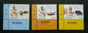 *FREE SHIP Silver Jubilee Sultan Kelantan Malaysia 2004 Royal (stamp plate) MNH