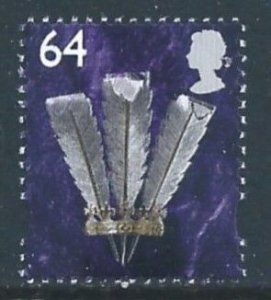 Great Britain-Wales #16 NH 64p Prince of Wales Feathers Regional Issue