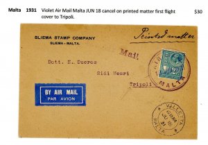 Malta 1931 Cover