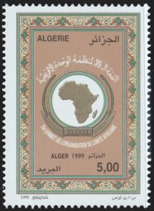 Algeria #1157  MNH - Organization of African Unity (1999)