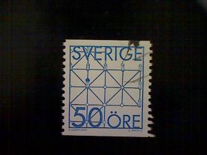 Sweden (Sverige), Scott #1434, used (o), 1985, Games, 50ö, bright blue