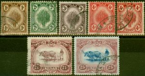 Kedah 1919-21 Set of 7 SG15-23 Fine Used