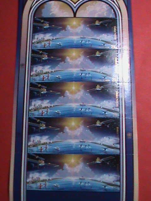 UNITED NATION STAMP: 1992  SC#610a  MASSION TO PLANET EARTH FULL SHEET MNH N.Y.