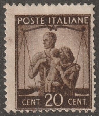 Italy, Stamp, Scott#464,  mint, hinged, 20, cent, Family