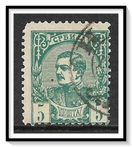 Serbia #27 King Milan I Used