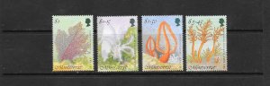 SEA FERNS - MONTSERRAT #855-858  MNH