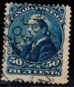 Canada Scott 47 Queen Victoria Ottawa Printing Used deep blue color