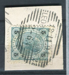 AUSTRIA; 1890s-1900s early F. Joseph issue fine used Full Postmark PIECE