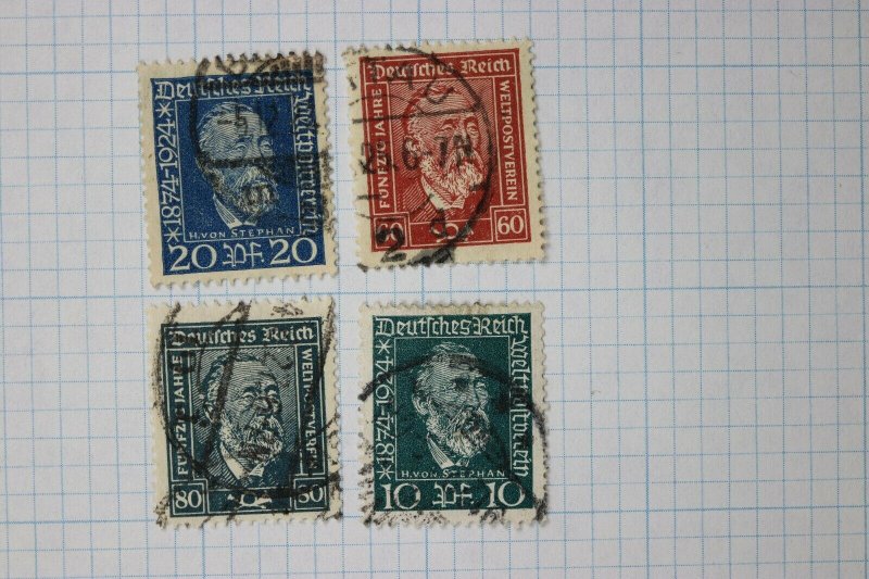 Germany sc#340-343 used 