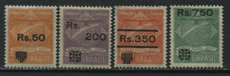 Brazil 1930 Condor Syndicate Airmail set with new values mint o.g. hinged