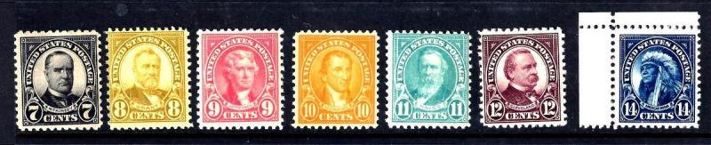 U.S. 551-568 FVF Mint/MNH READ 0406) 